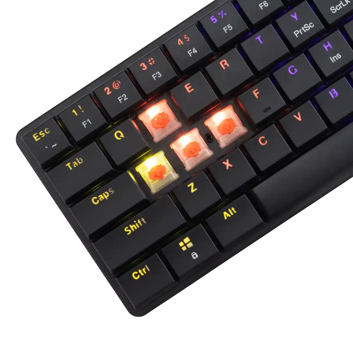 Mehanička tastatura White Shark Nagamaki GK 006112 Crna/Low Profile/Red switches/RGB Slika 4