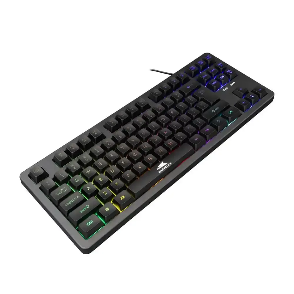 Tastatura Baracuda KRILL 87/Membranska/RGB/Crna/US Slika 2