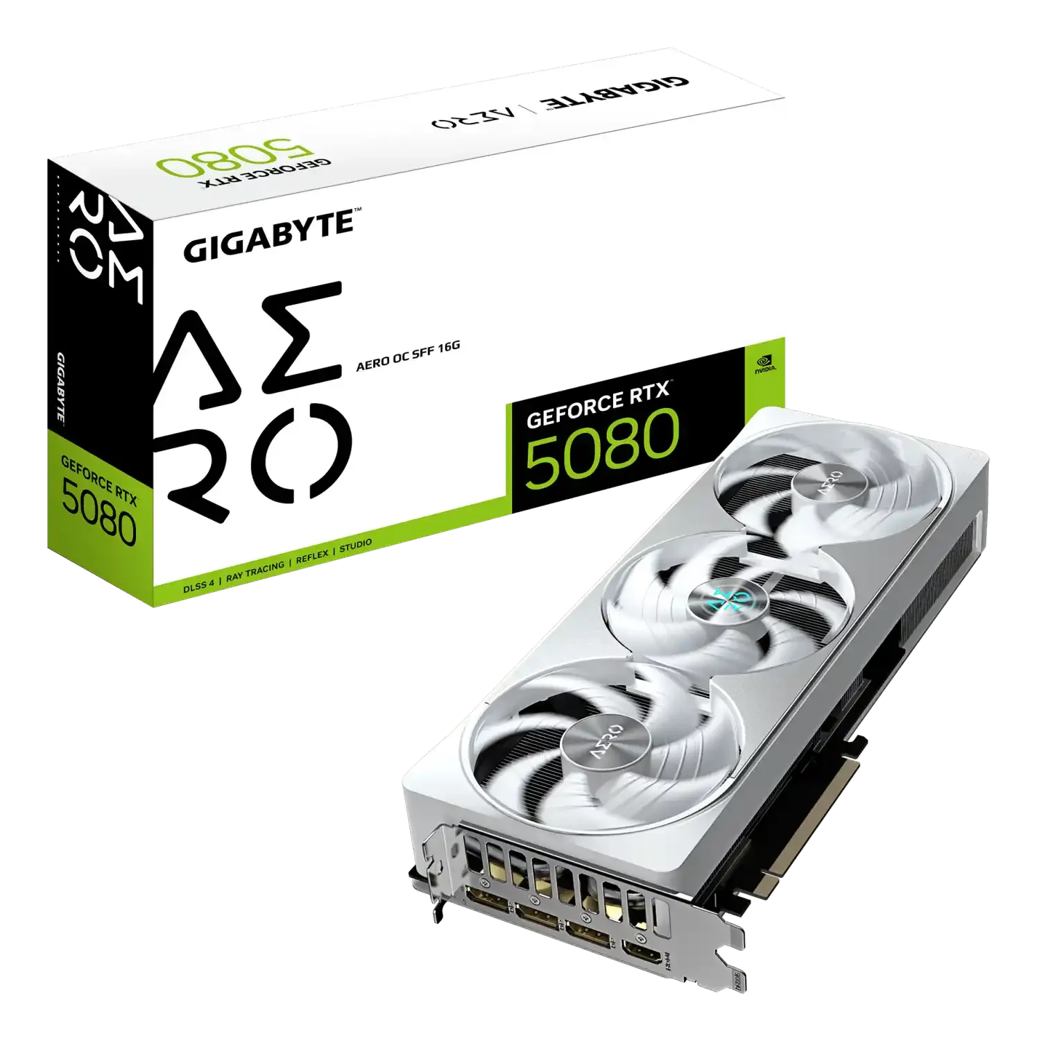 Grafička karta Gigabyte GeForce RTX 5080 16GB AEROOC GV-N5080AERO OC-16GD 16GB GDDR7 256bit3xDP/HDMI Slika 1