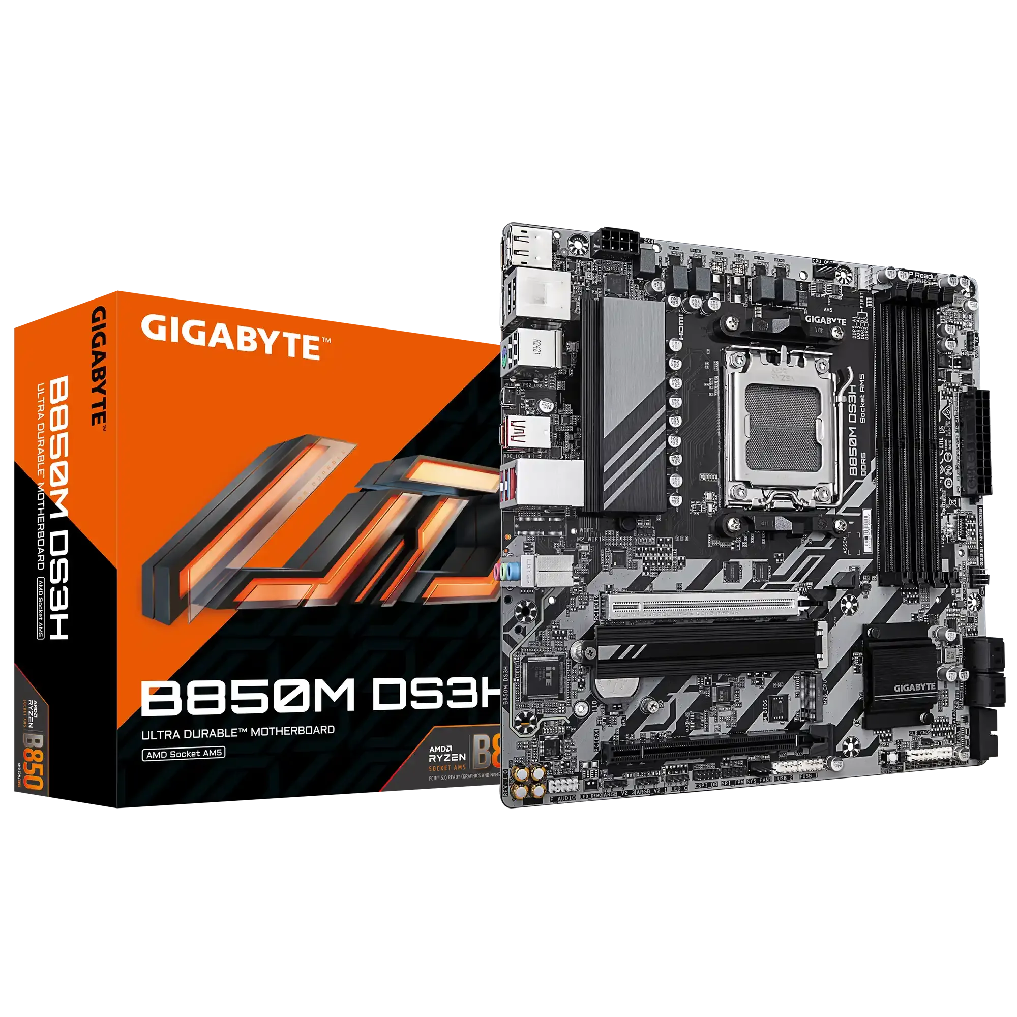Matična ploča AM5 Gigabyte B850M DS3H DDR5 HDMI/DP/M.2 Slika 1