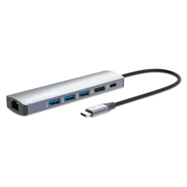 Manhattan USB-C PD 6-in-1 4K Multiport Hub Slika 1