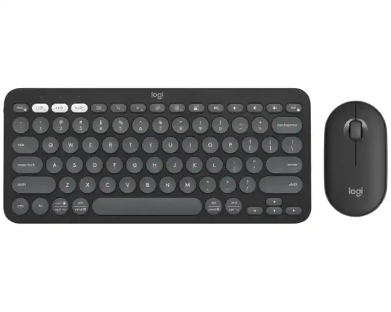Bežična tastatura + miš Logitech Pebble 2 Combo Graphite Slika 1