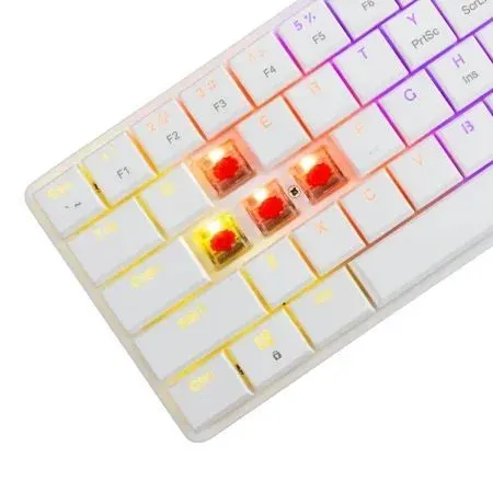Mehanička tastatura White Shark Nagamaki GK 006211 Bela/Low Profile/Red switches/RGB Slika 2