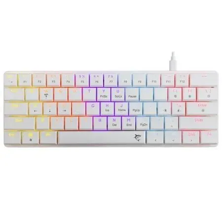 Mehanička tastatura White Shark Nagamaki GK 006211 Bela/Low Profile/Red switches/RGB Slika 1