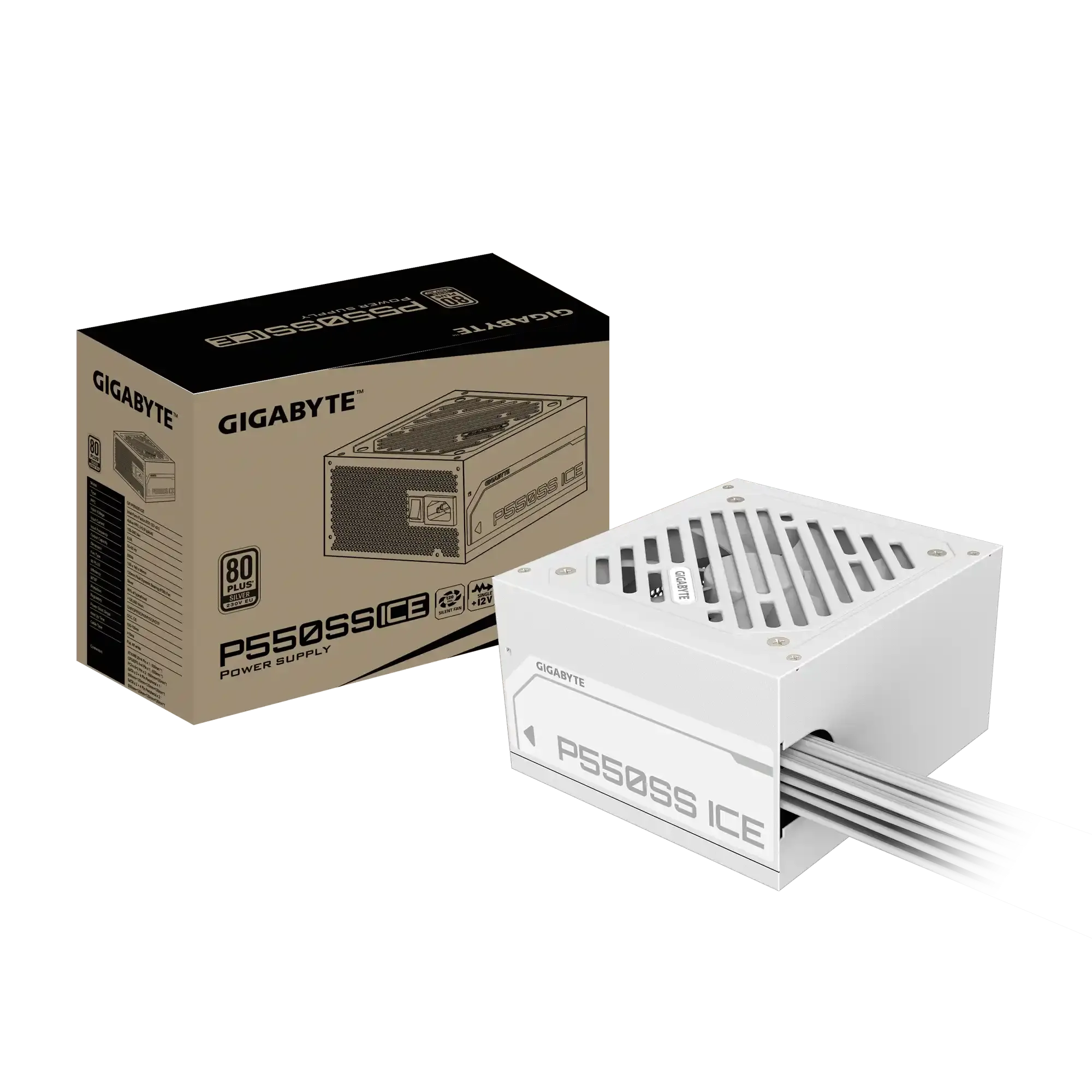 Napajanje 550W Gigabyte GP-P550SS Ice Silver Slika 1