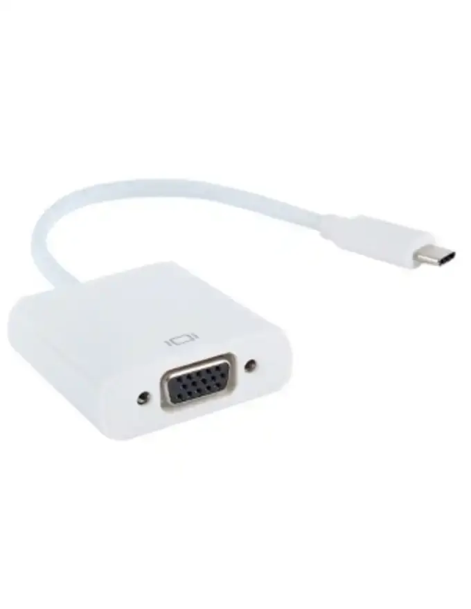 Adapter USB 3.1 Tip C - VGA M/Ž e-Green beli Slika 1