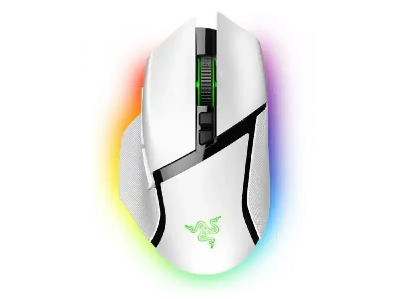 Bežični miš RAZER Basilisk V3 Pro - White 30000 DPI Slika 1