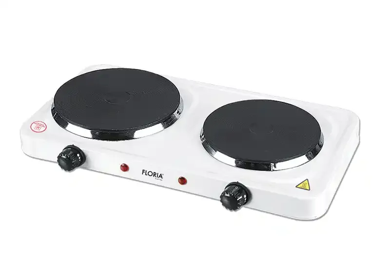 Električni rešo Zilan ZLN2843/Snaga 2500W/Dve ringle/beli Slika 1