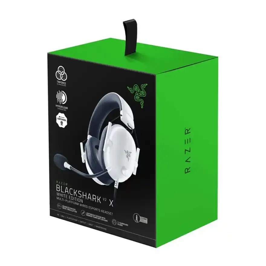 Slušalice sa mikrofonom RAZER BlackShark V2 X - Multi-Platform Esports White Slika 4