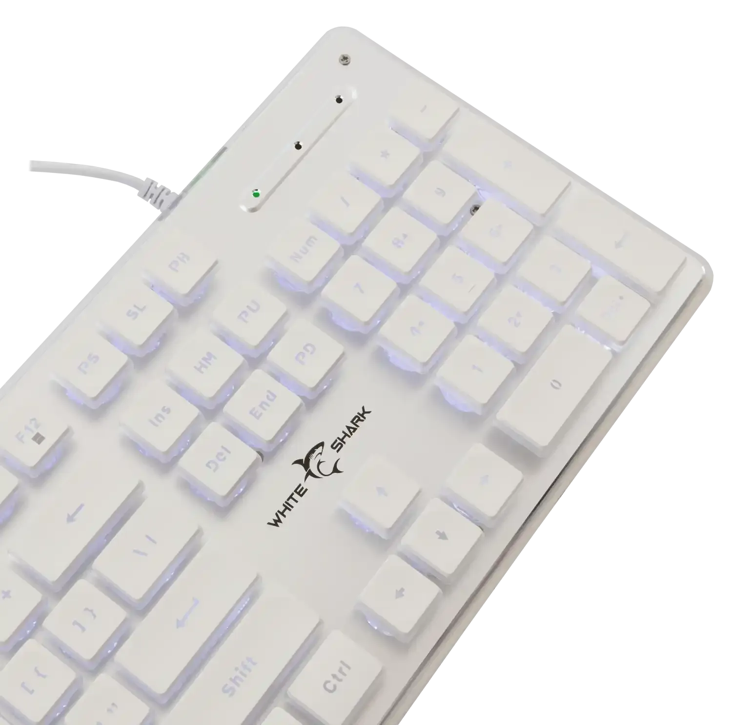 Tastatura White Shark GK 003241 TACHI White membranska US Slika 3