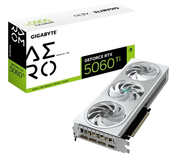 Grafička karta Gigabyte GeForce RTX 5060 TI Aero OC GV-N506TAERO OC-16GD 16GB GDDR7 Slika 1