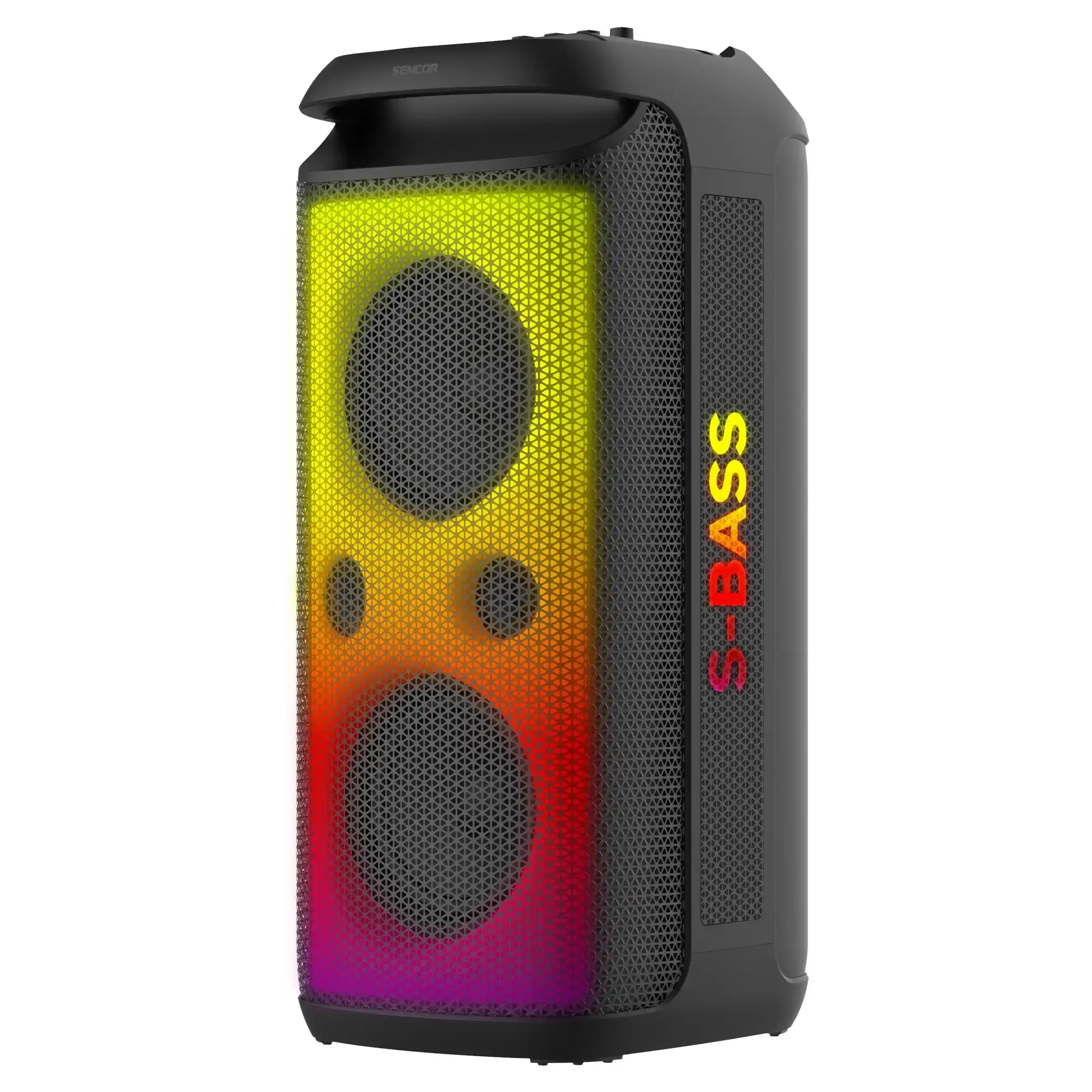 Karaoke zvučnik Sencor Partycone Core 140W/TWS/IPX4/bežični mikrofon/FM/SD/2xUSB/12000mAh li-Ion Slika 1