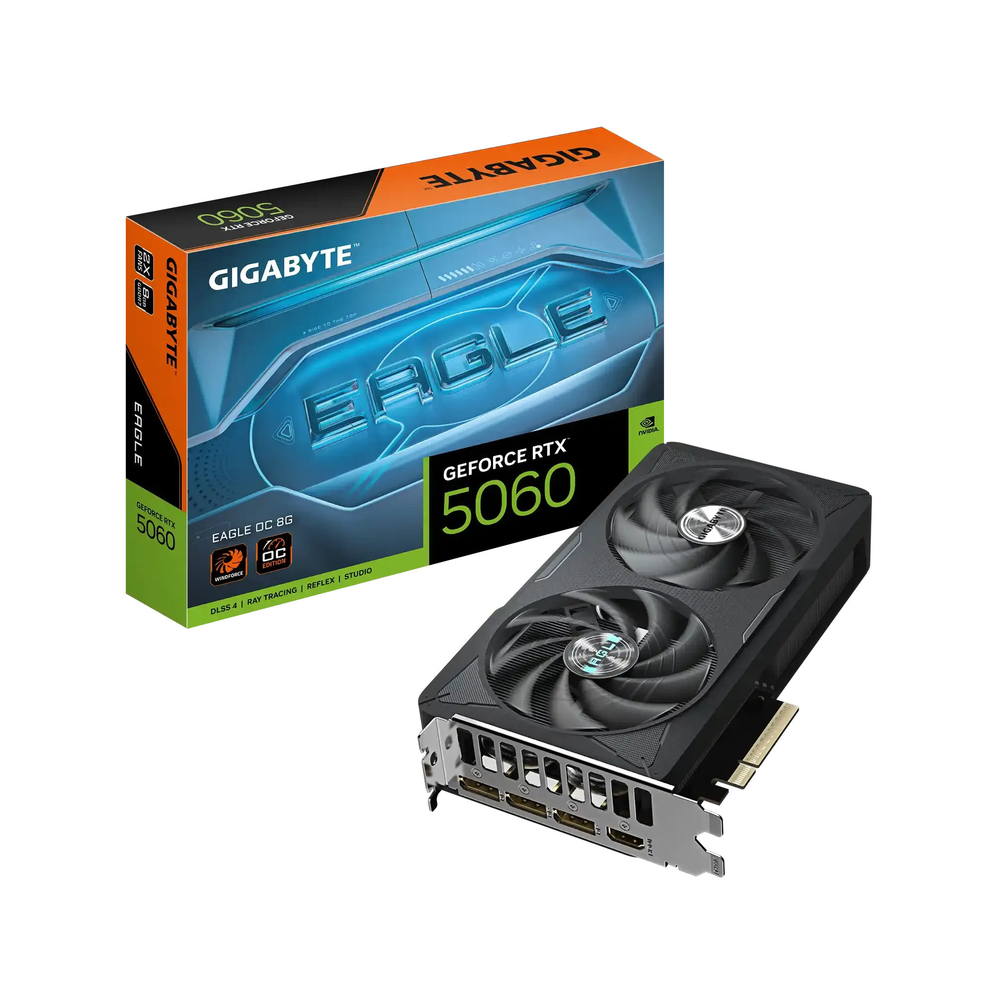 Grafička karta Gigabyte GeForce RTX 5060 Eagle OC GV-N5060EAGLE OC-8GD 8GB GDDR7 Slika 1