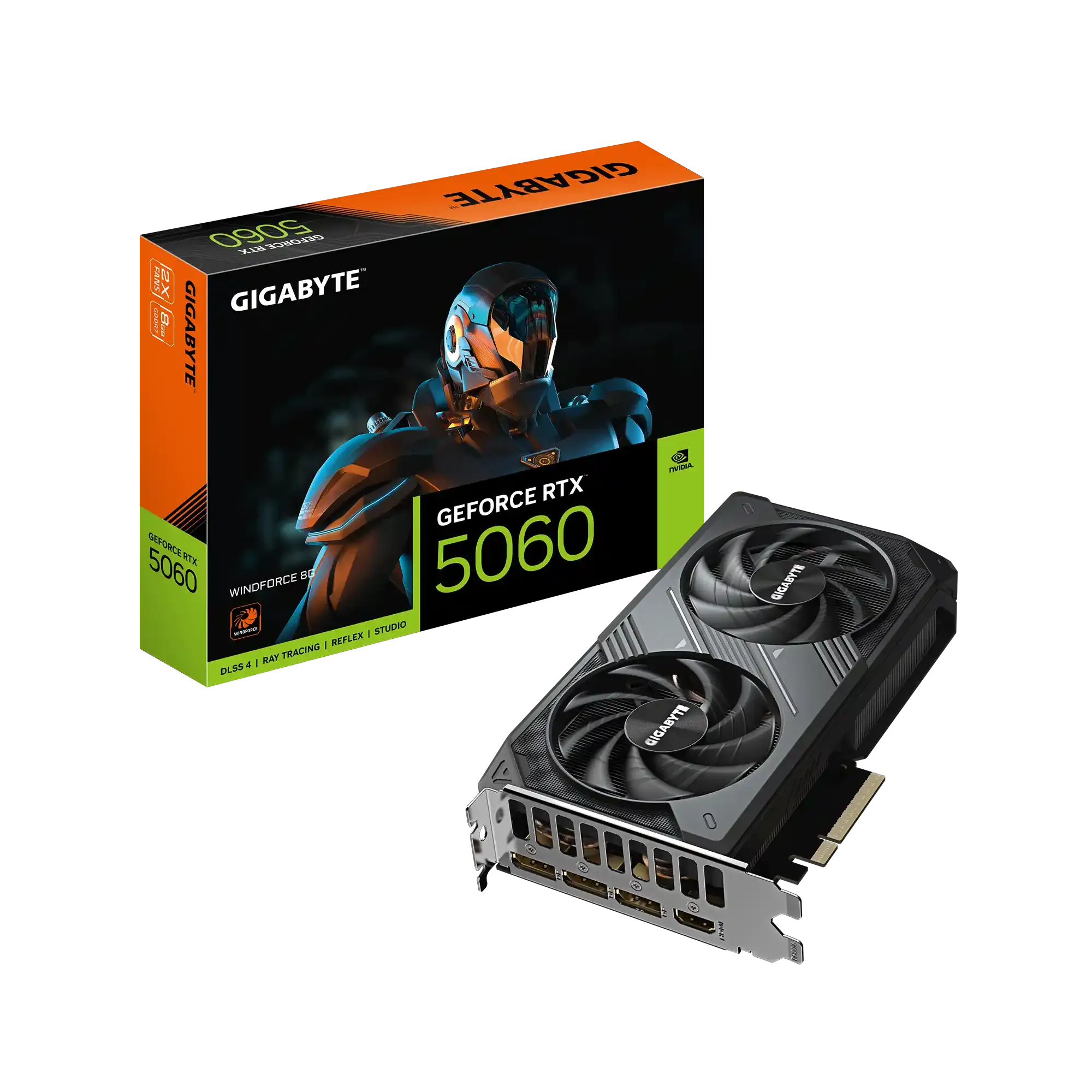 Grafička karta Gigabyte GeForce RTX 5060 Windforce GV-N5060WF2-8GD 8GB GDDR7 Slika 1