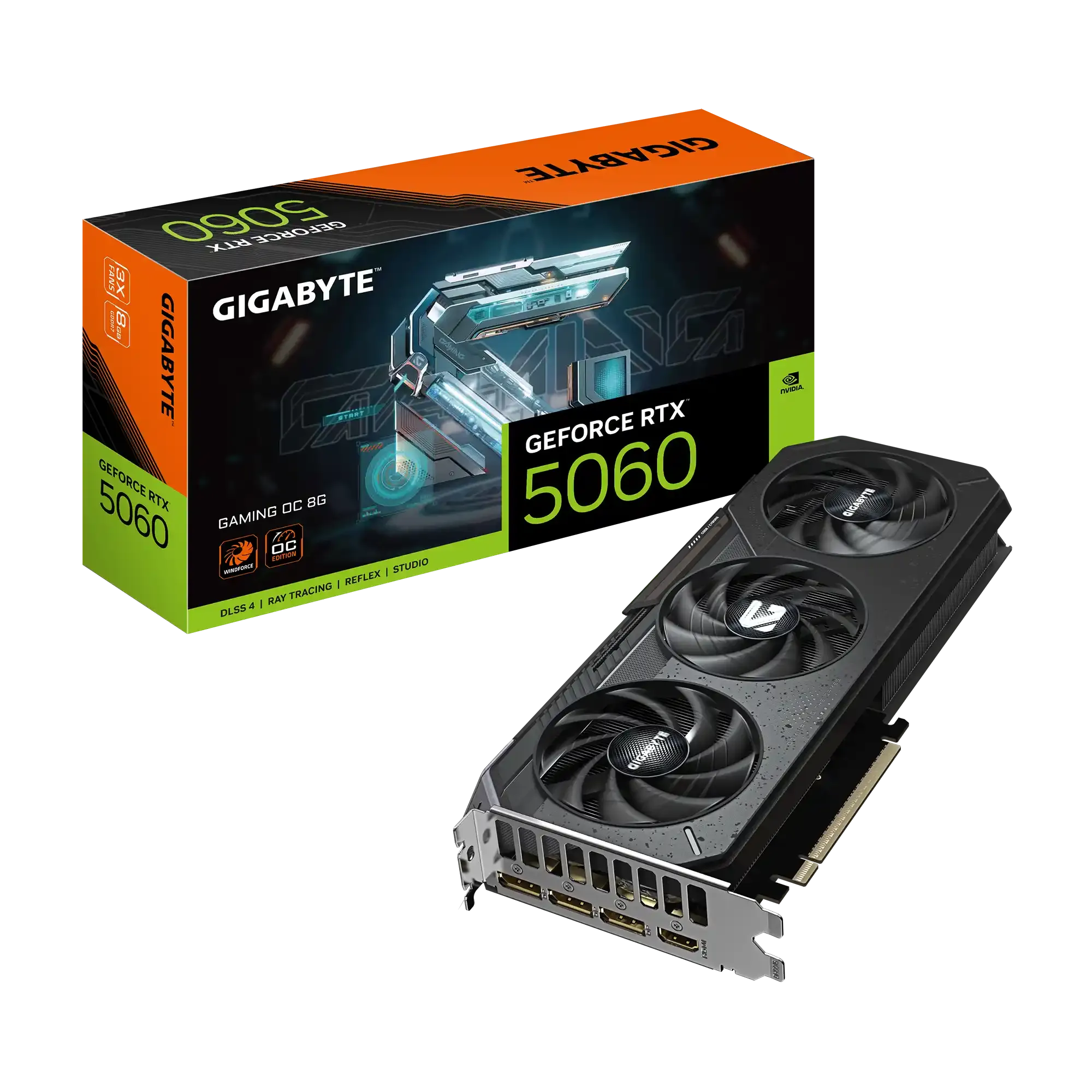 Grafička karta Gigabyte GeForce RTX 5060 Gaming OC GV-N5060GAMING OC-8GD 8GB GDDR7 Slika 1