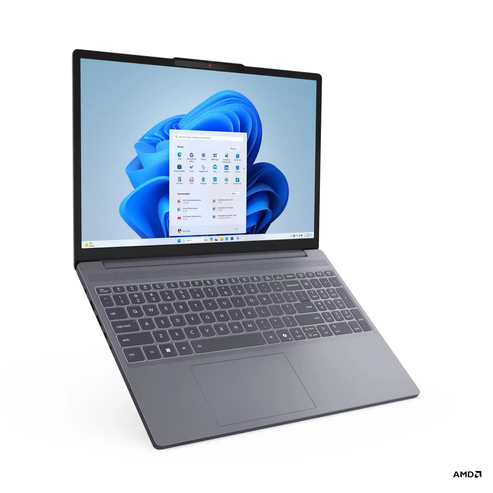 Laptop Lenovo IdeaPad Slim 3 15ARP10 15.3 WUXGA IPS/R5-7533HS/16GB/NVMe 512GB/backlit/83K7003PYA Slika 1