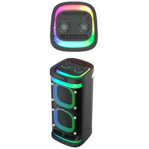 Partybox zvučnik Lexa LX-501/2 x bežični mikrofon/USB/Micro SD/BT 900W Slika 2