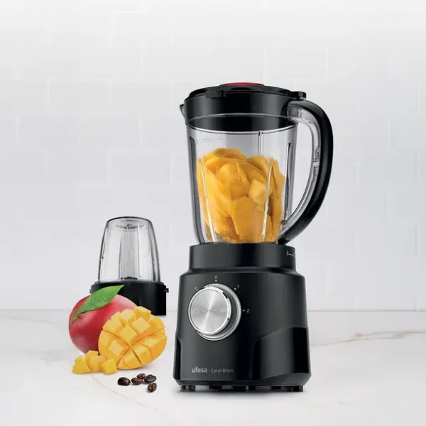 Blender Ufesa Coral crni/ posuda/2 brzine/snaga 600W Slika 4