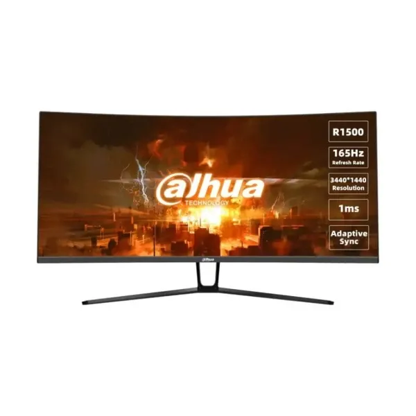 Monitor 34 Dahua LM34-E330C 3440x1440/21:9/VA/180Hz/1ms/2xHDMI/2xDP/Curved Slika 1