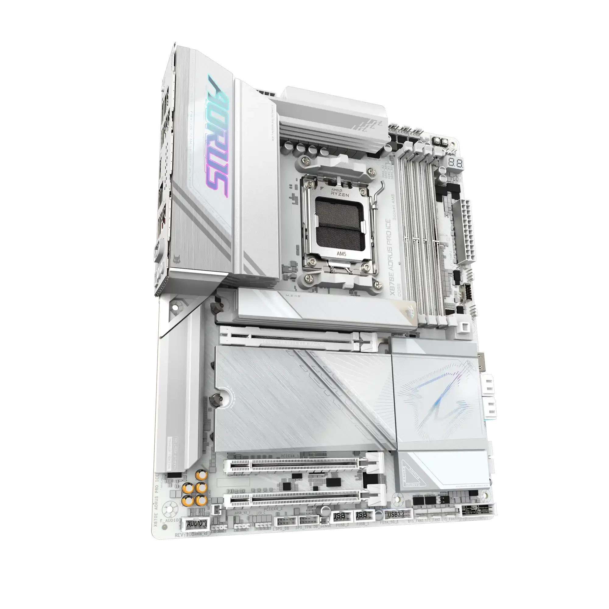 Matična ploča Gigabyte AM5 X870E Aorus Elite WIFI7 Ice Slika 3