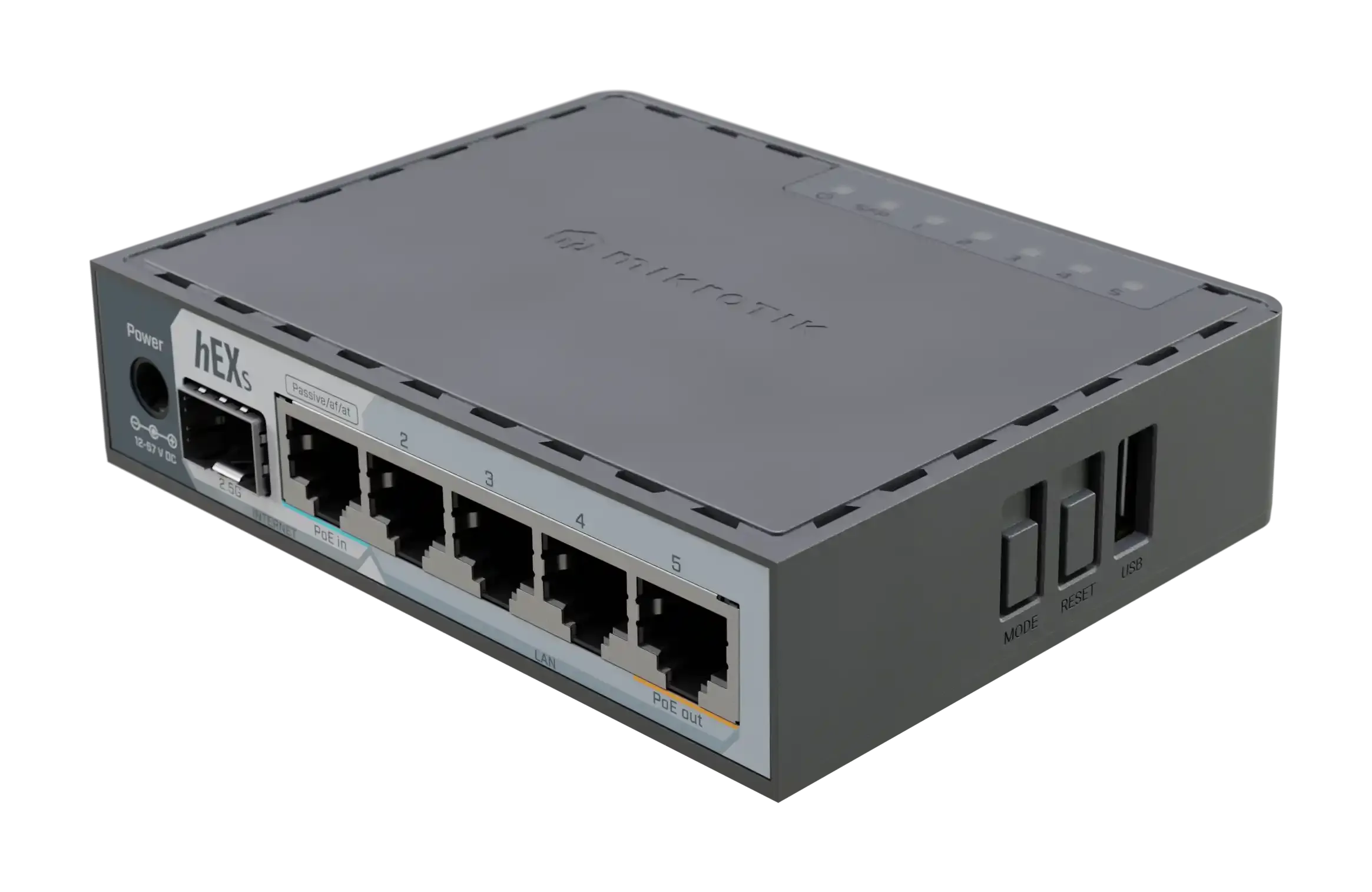 MikroTik E60iUGS hEX S ruter sa 5 x GB LAN/1 x WAN/2.5GbE SFP + USB3.0 Slika 2