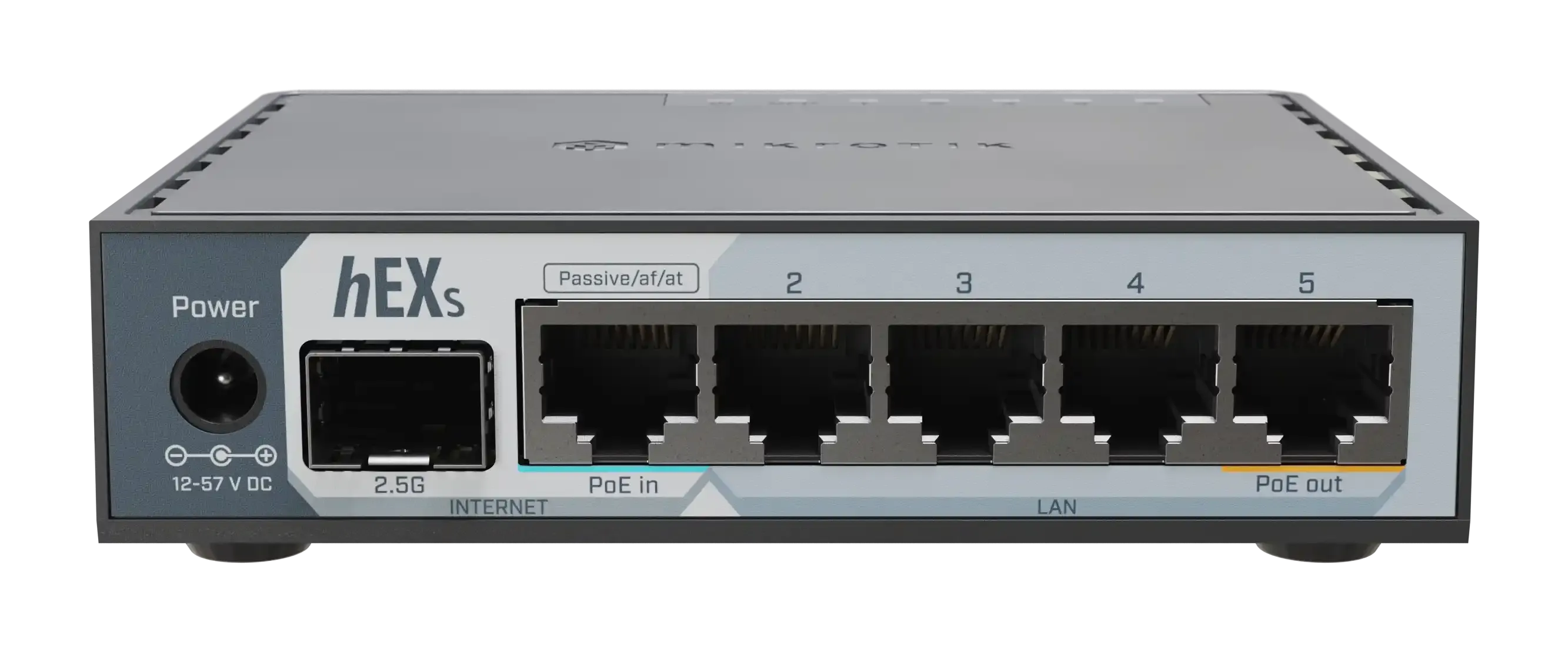 MikroTik E60iUGS hEX S ruter sa 5 x GB LAN/1 x WAN/2.5GbE SFP + USB3.0 Slika 1