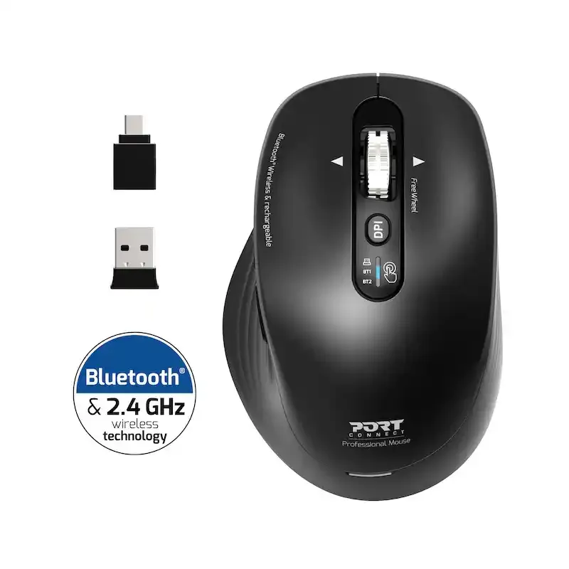 Bežični miš Port Designs Business 2.4 GHz Bluetooth punjivi Slika 2
