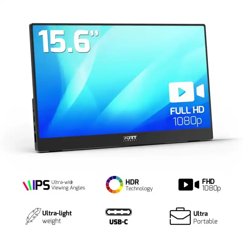 Portabl monitor 15.6 Port Designs 902101 1920x1080/IPS/HDMI/USB-A/USB-C/3.5mm/HDR Slika 2
