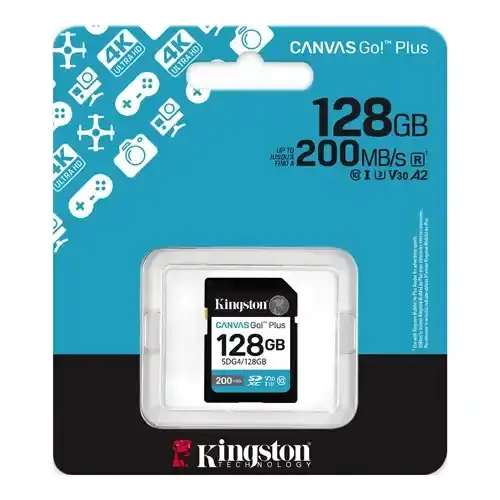 SD Card 128GB Kingston SDG4/128GB class 10 200Mbs/160MBs Slika 3