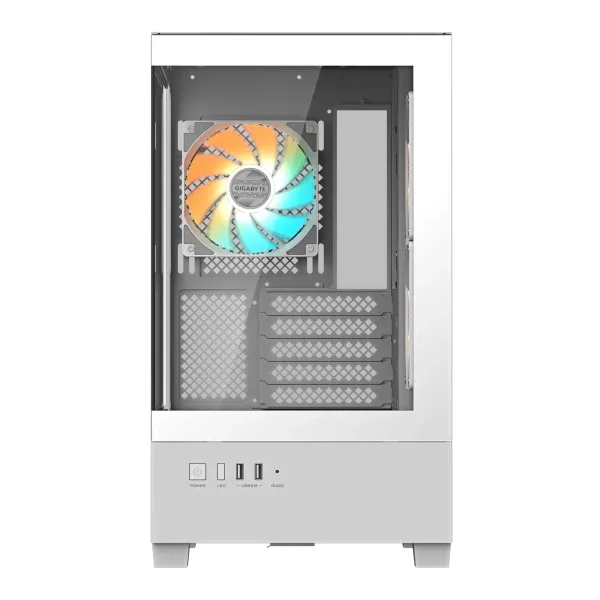 Kućište Gigabyte GB-C201PI Panoramic white Slika 2
