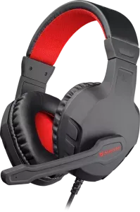 Slušalice sa mikrofonom Defender Cujo crno crvene Slika 1