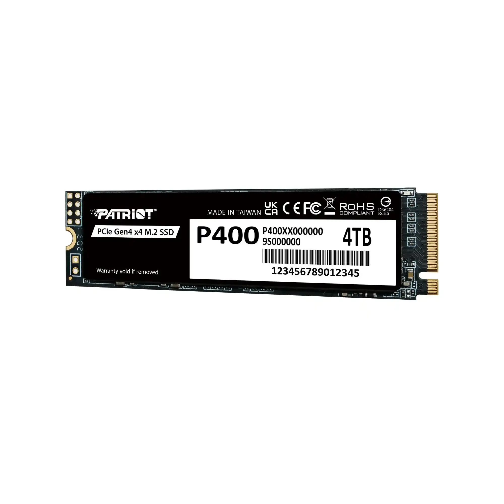SSD M.2 NVMe 4TB Patriot 7000MBS/4800MBS P400LP4KGM28H Slika 3