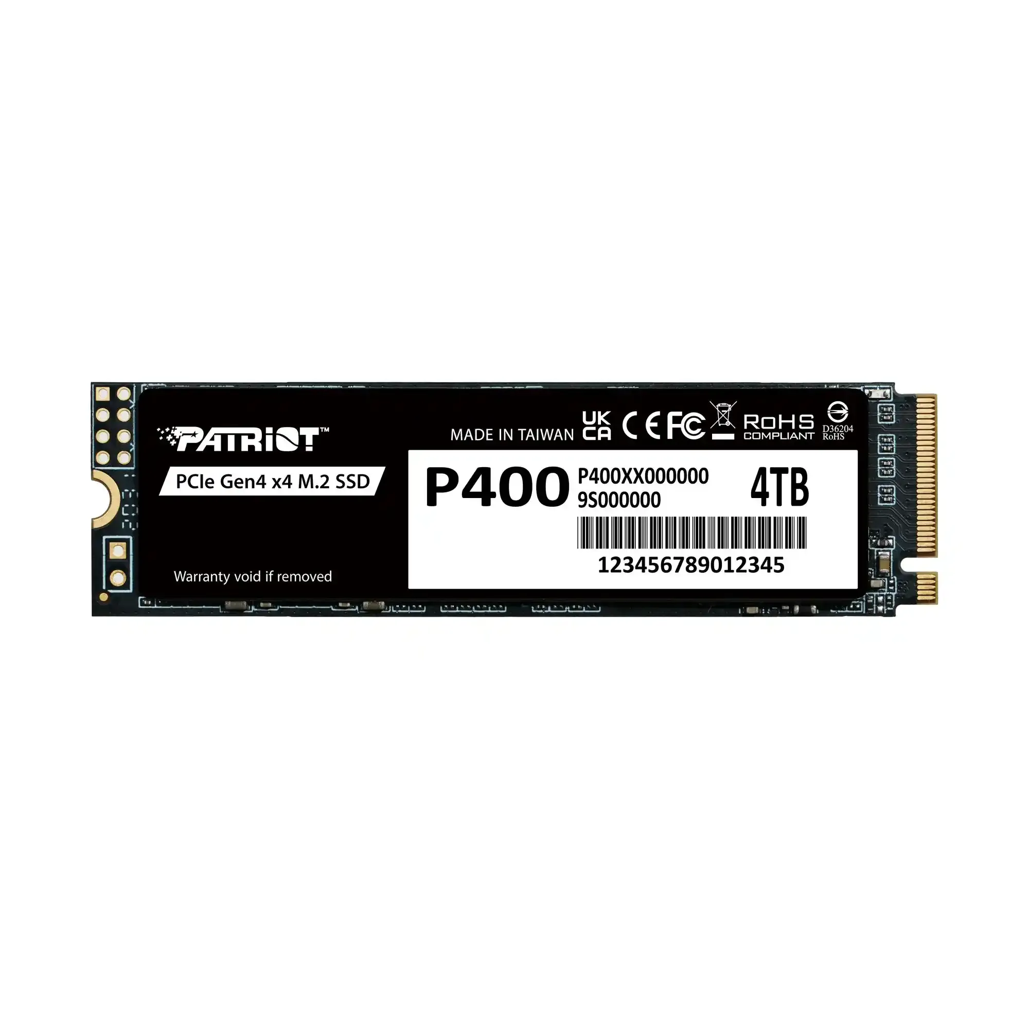 SSD M.2 NVMe 4TB Patriot 7000MBS/4800MBS P400LP4KGM28H Slika 1