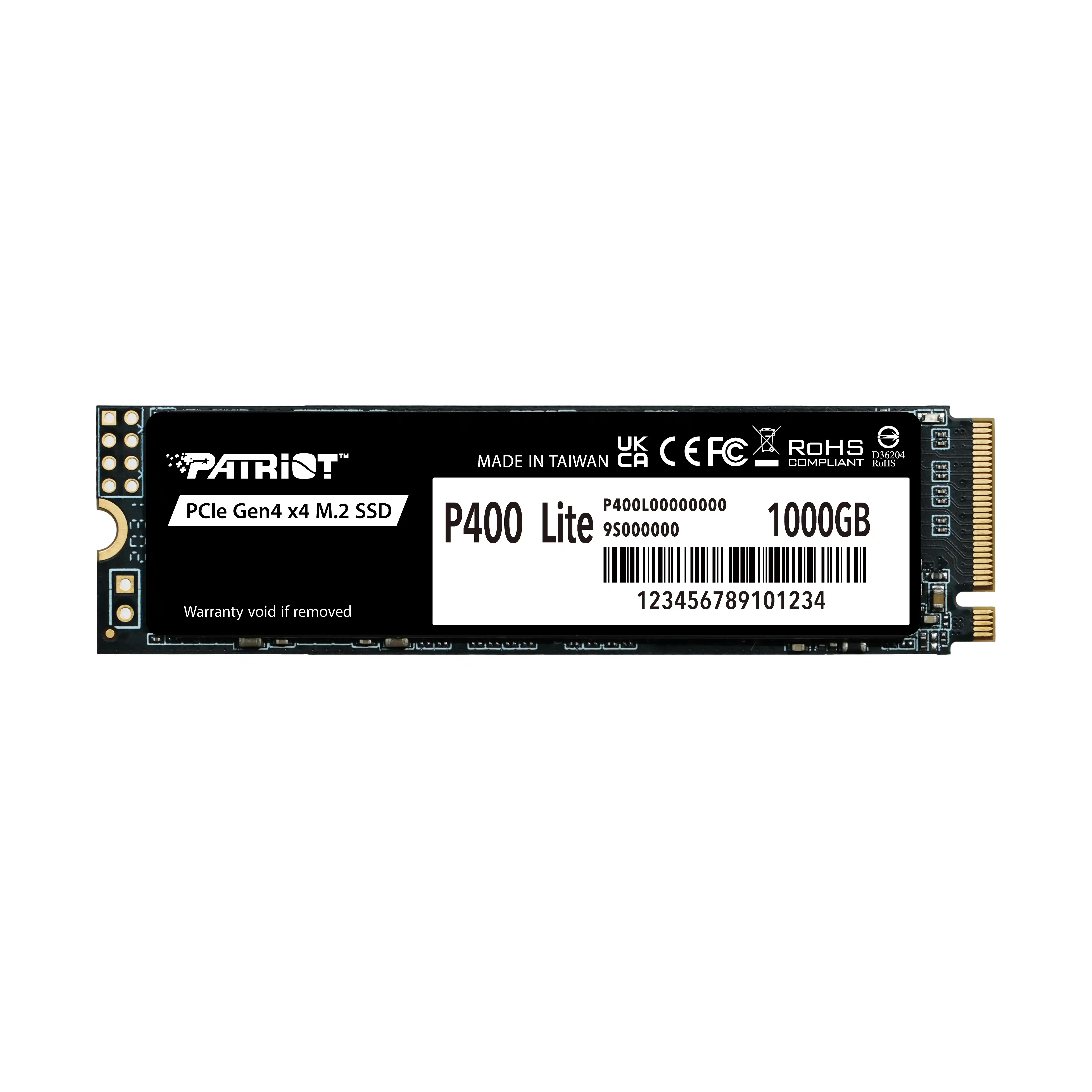 SSD M.2 NVMe 1TB Patriot 3500MBS/2700MBS P400LP1KGM28H Slika 1
