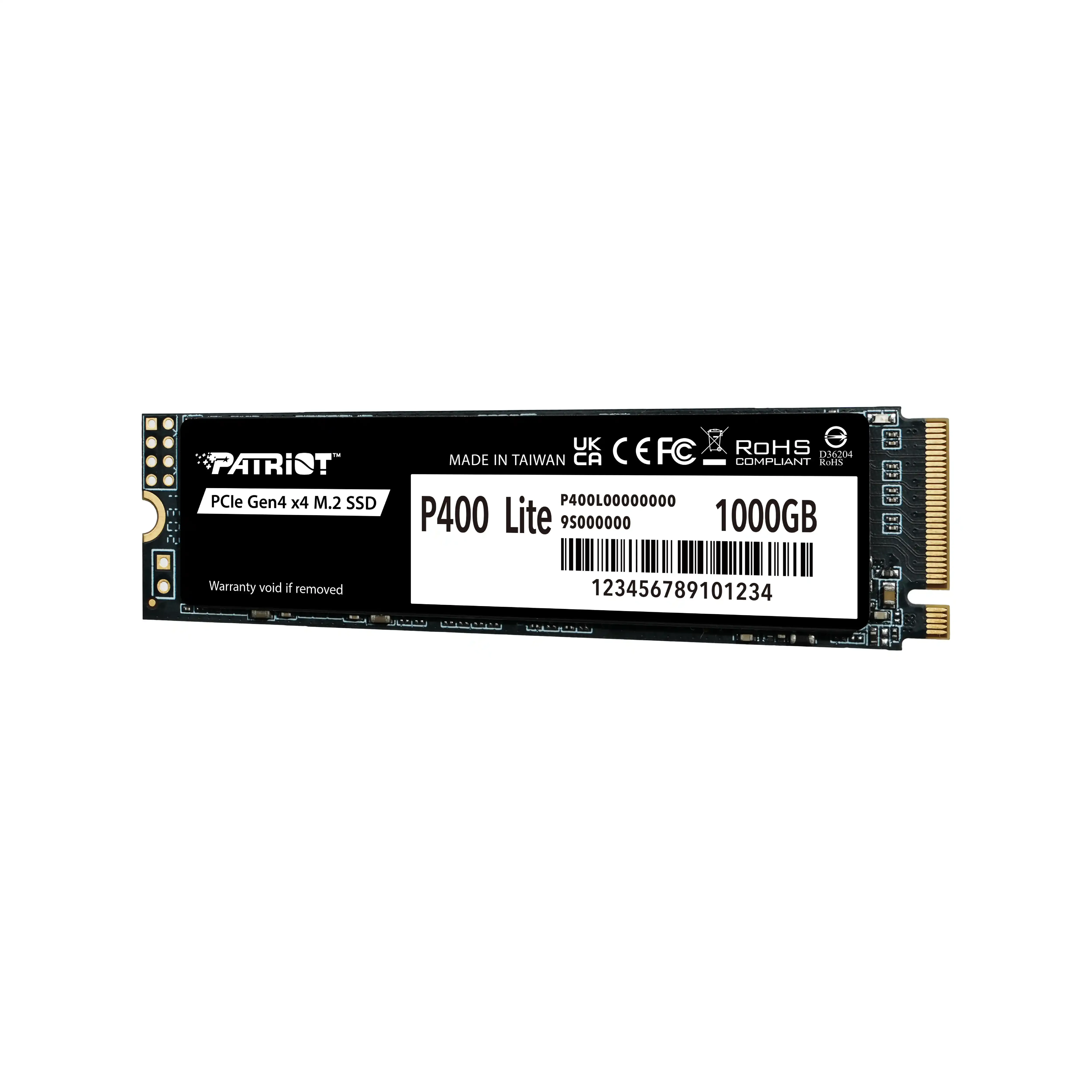 SSD M.2 NVMe 1TB Patriot 3500MBS/2700MBS P400LP1KGM28H Slika 3