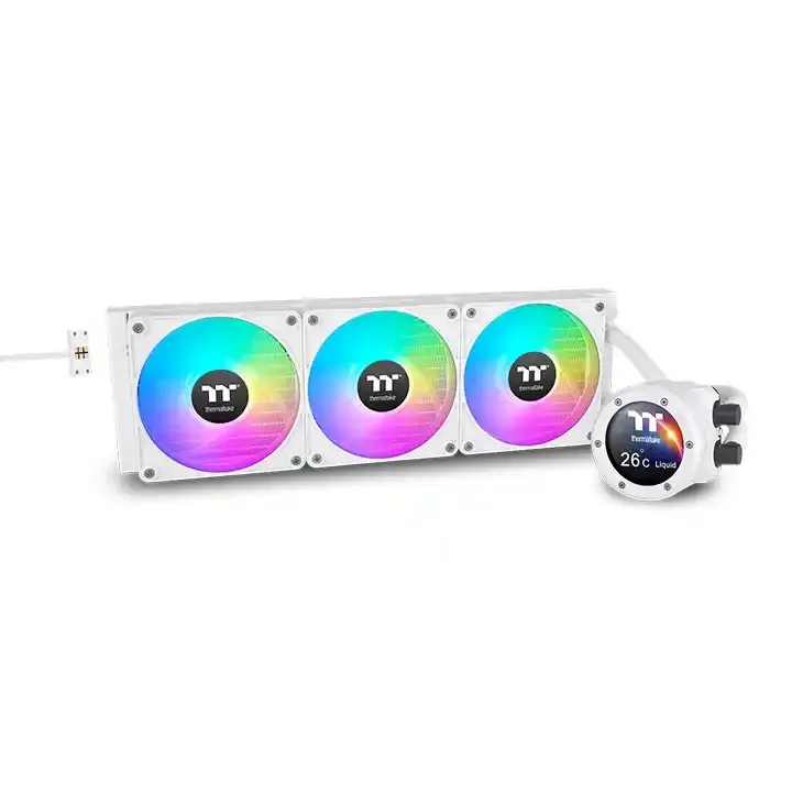 CPU vodeno hladjenje ThermalTake TH420 V2 Ultra EX ARGB AIO Snow Slika 1