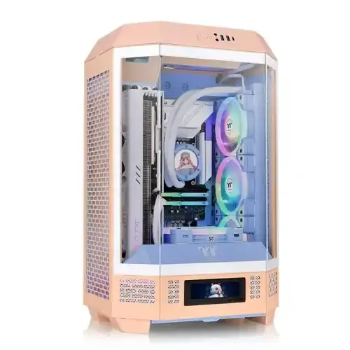 Kućište ThermalTake The Tower 300 Peach fuzz Slika 1