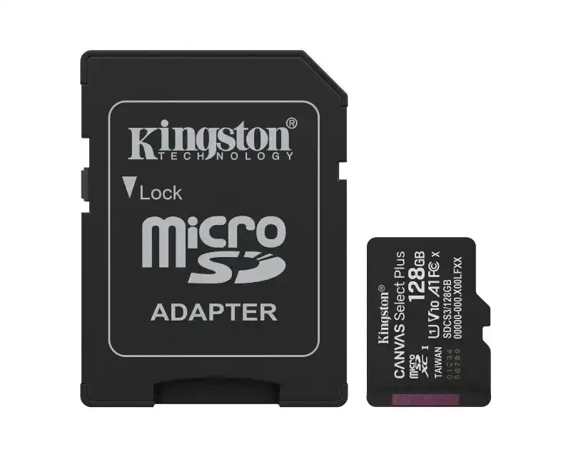 Micro SD Card 128GB Kingston + SD adapter SDCS3/128GB class 10 Slika 1