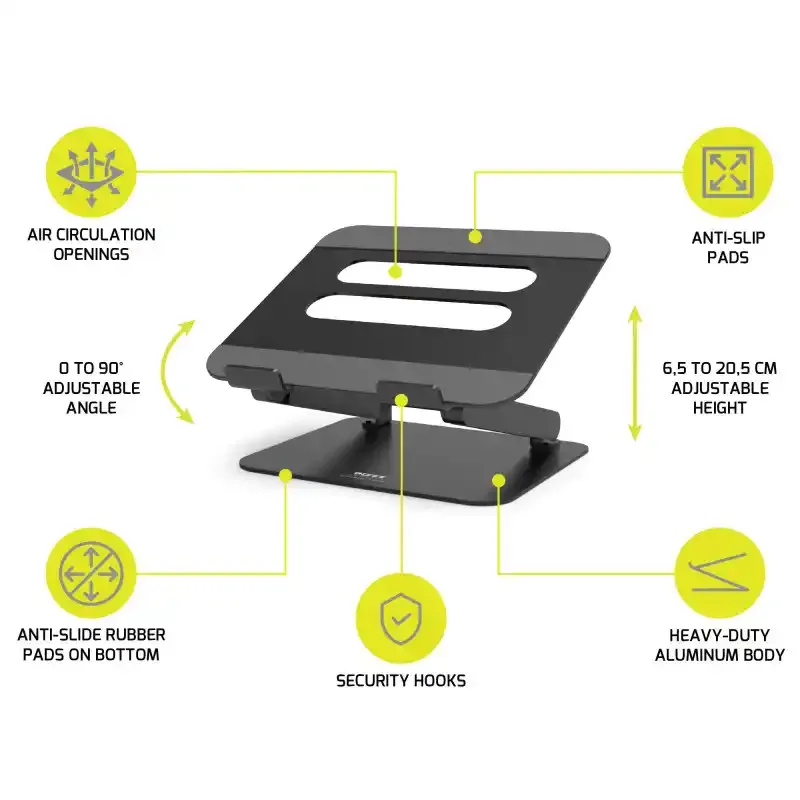 Podesivo postolje za Laptop Port Designs Aluminijum Slika 3