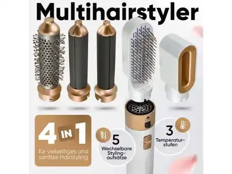 Stayler za kosu PROFI CARE 4 u 1 PC-HAS3132 B/R beli/roze 1000W Slika 2