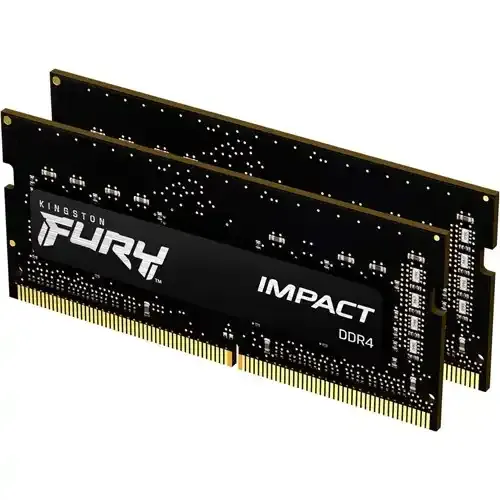 Memorija SODIMM DDR4 32GB (2x16) 3200MHz Kingston Fury Impact KF432S20IBK2/32 Slika 1