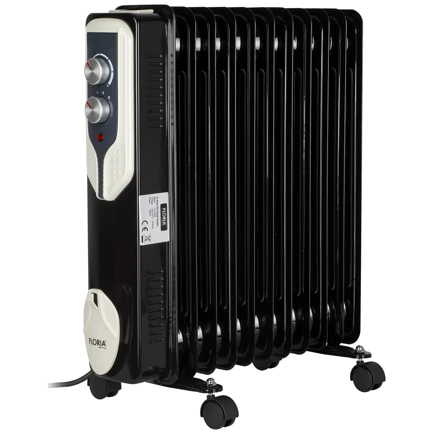 Uljni radijator Zilan ZLN3666 11 rebara, 2500 W Slika 1