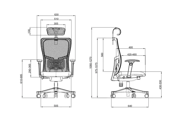 Ergonomska kancelarijska stolica UGD Conference Pro Slika 4