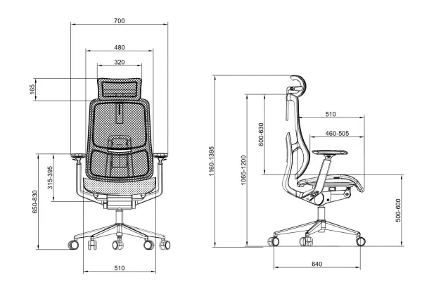 Ergonomska kancelarijska stolica UGD Prestige Plus Slika 4