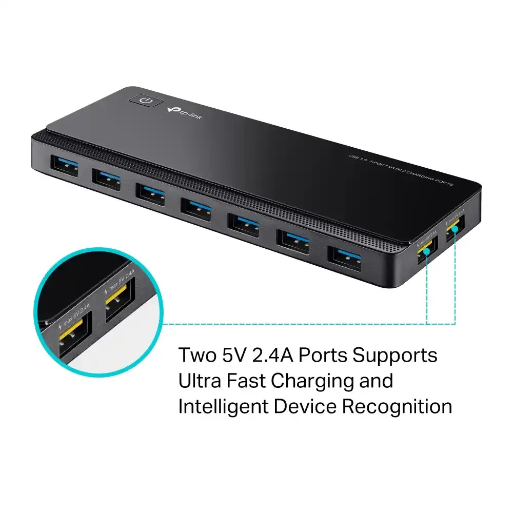 TP-Link USB HUB 7 port UH720 3.0 5V/2.4ATP-Link USB HUB 7 port UH720 3.0 5V/2.4A Slika 3
