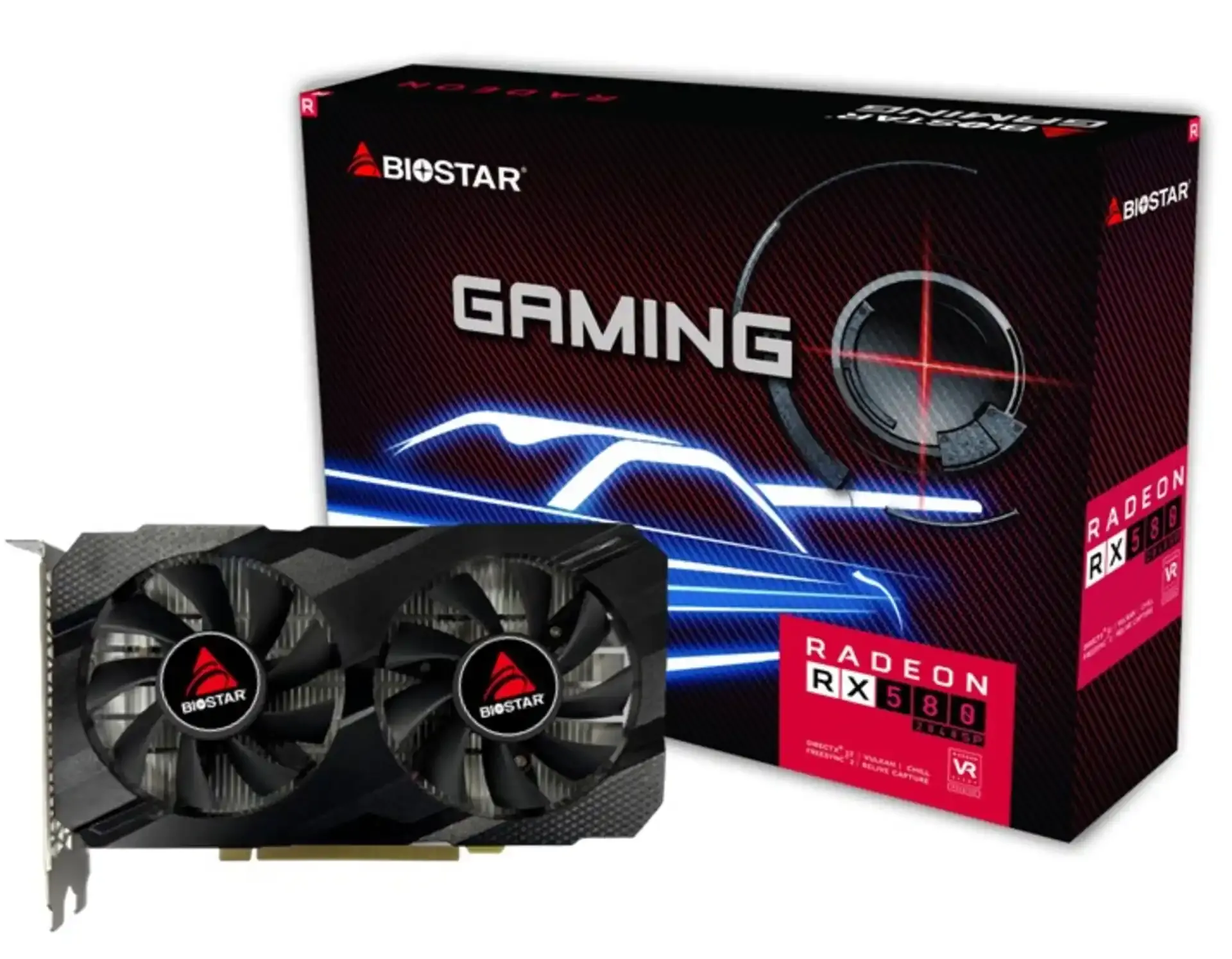 Graficka karta Biostar RX580 8GB GDDR5 256 bit 3XDP/DVI/HDMI Slika 1