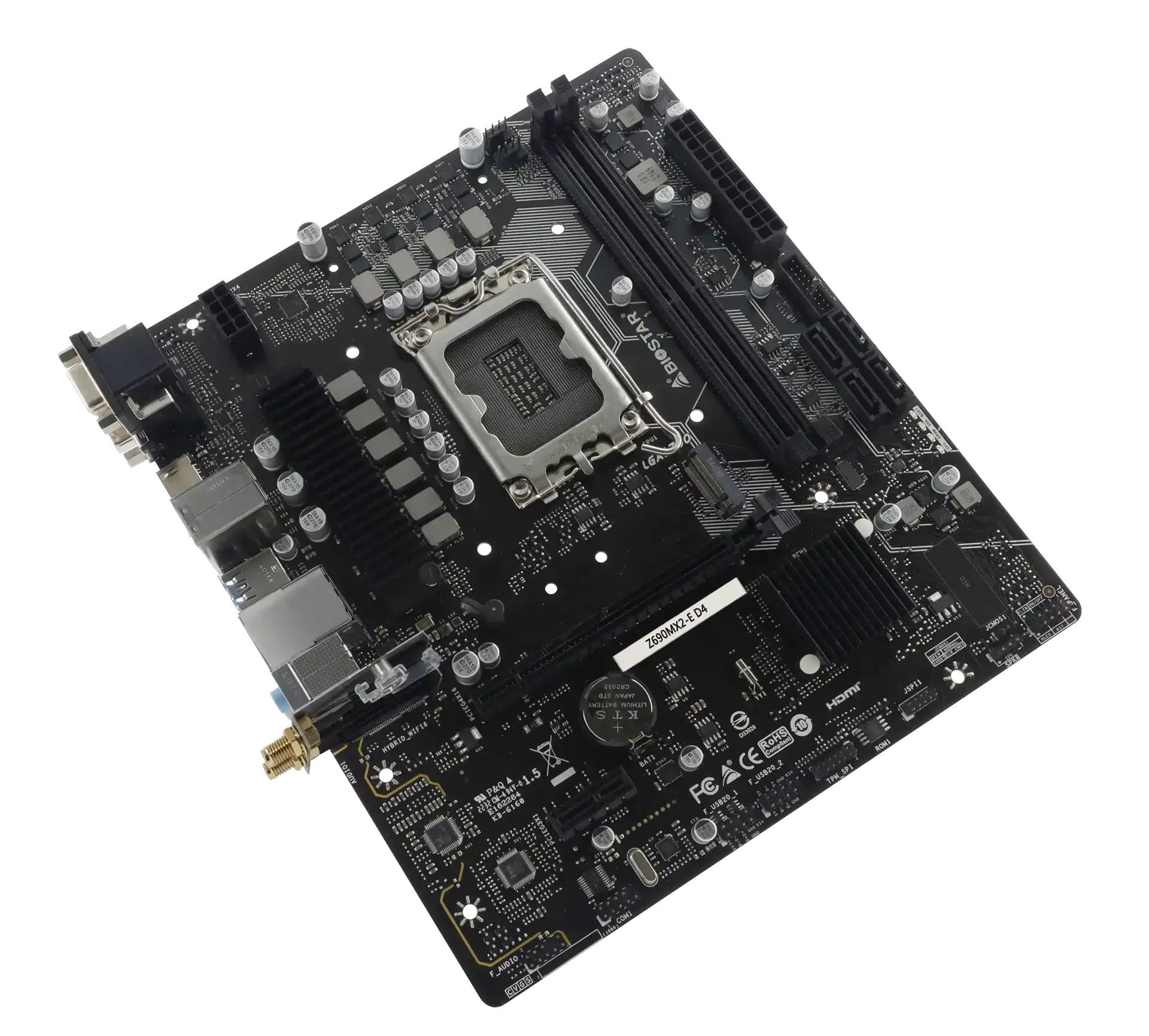 Matična ploča 1700 Biostar Z690MX2-E D4 VGAHDMI/DVI/M.2 Slika 3