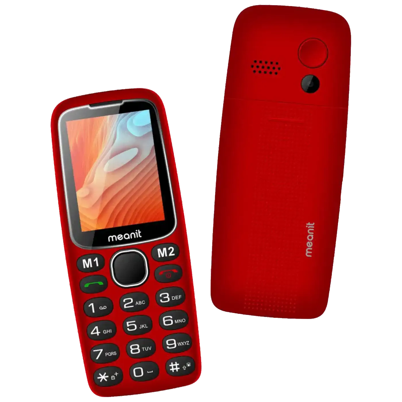 Mobilni telefon Meanit Senior 10 plus crveni Slika 2