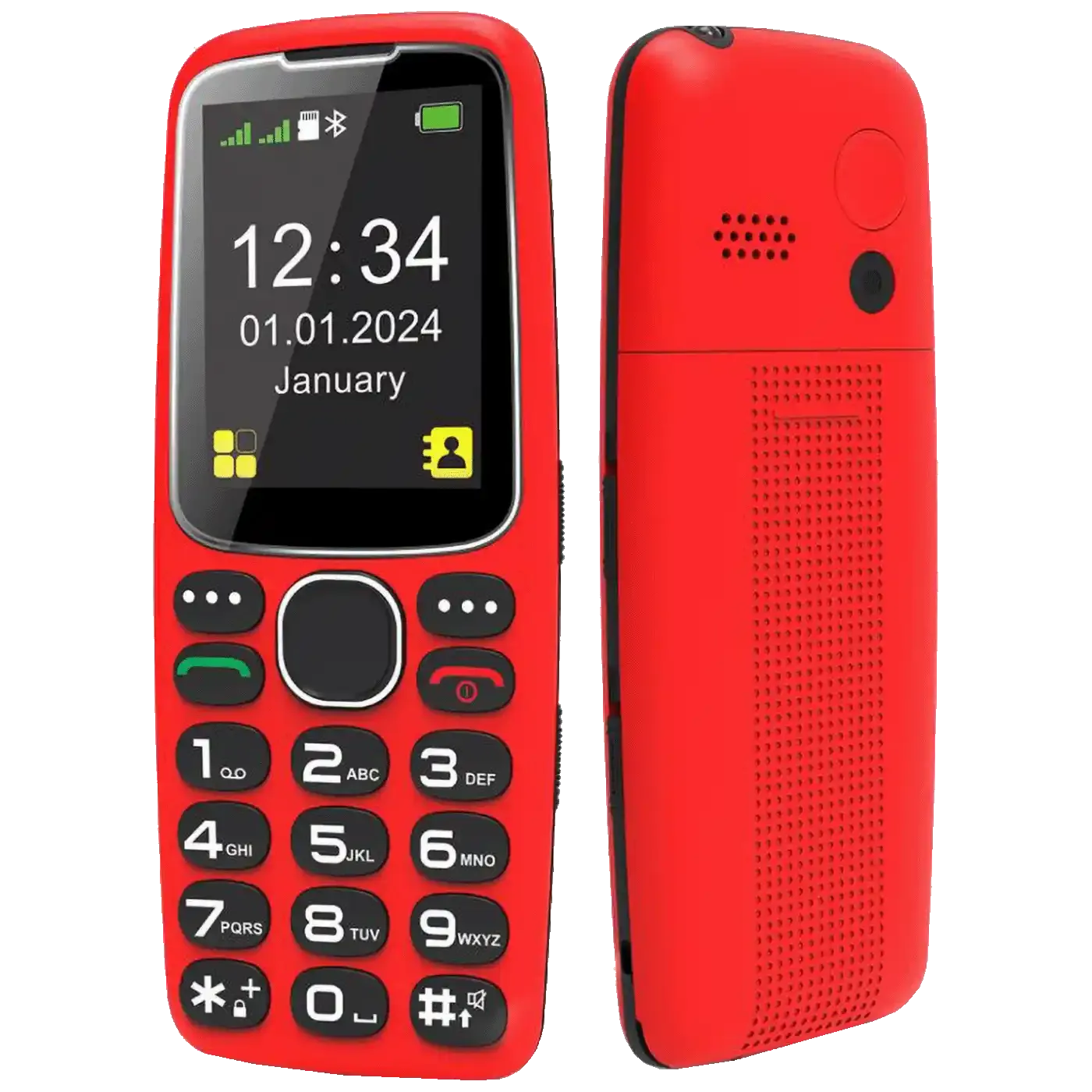 Mobilni telefon Meanit Senior 10 plus crveni Slika 1