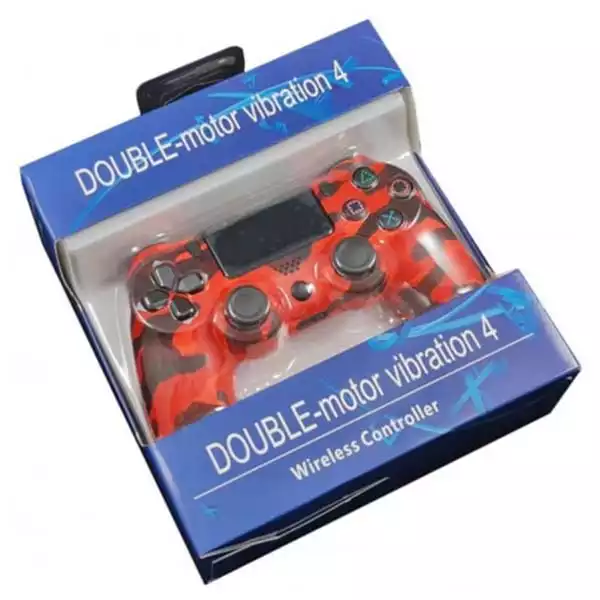 Bežicni gamepad Gembird JPD-Wireless-Thrillershock PC/PS4 RED CAMO Slika 4